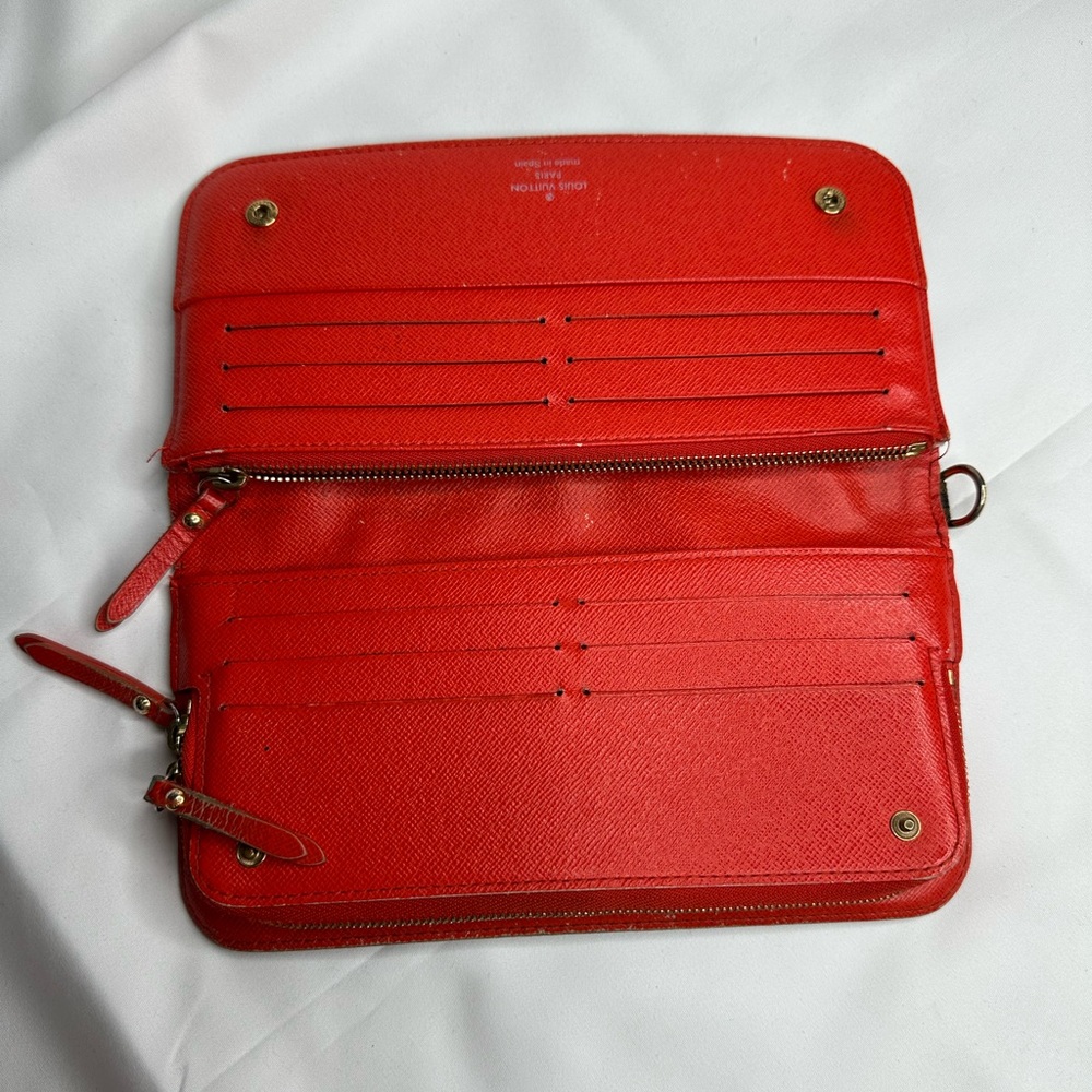 LOUIS VUITTON Monogram Red Orange Insolite Wallet GA2089 - Picture 4 of 13